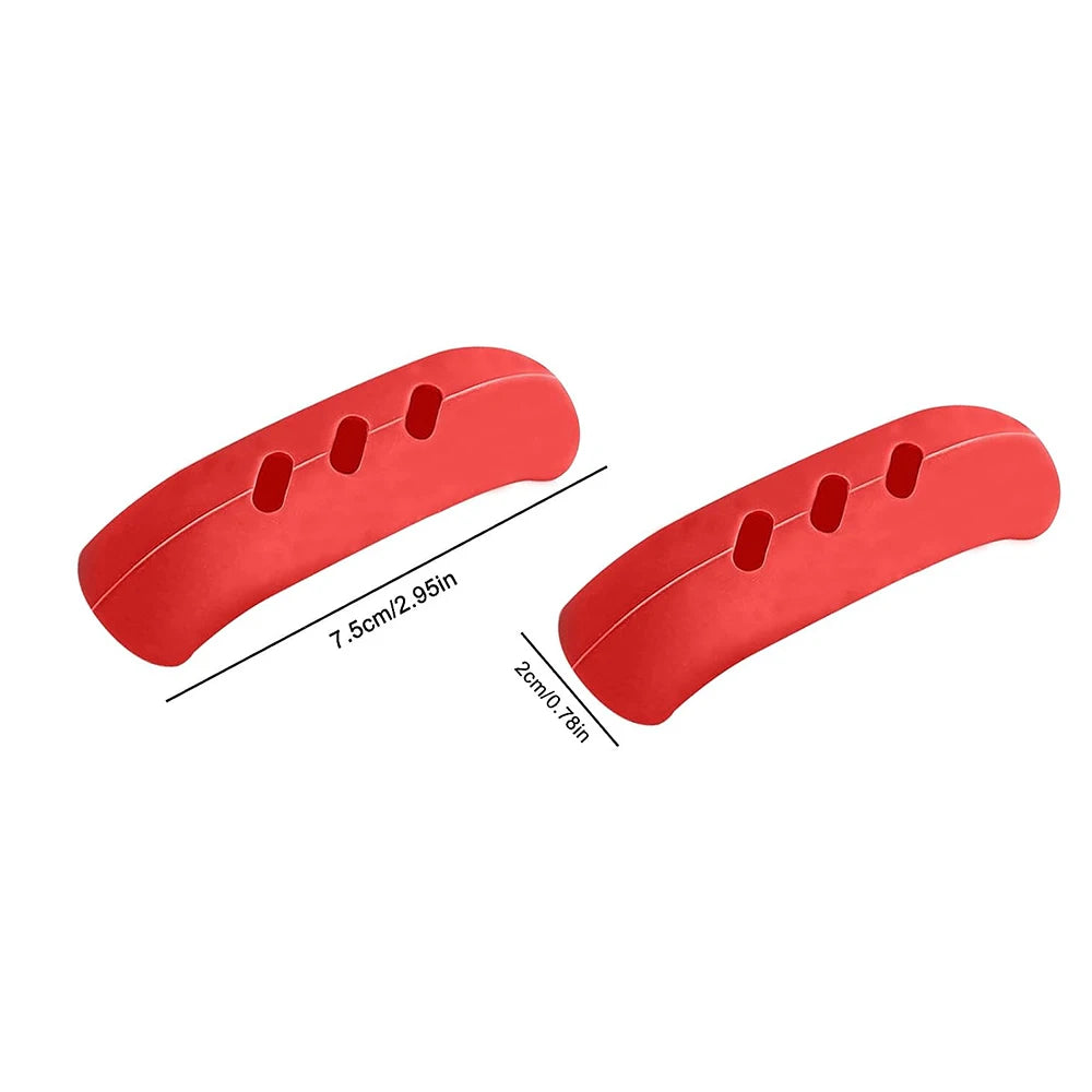 2Pcs Silicone Pan Handle Cover Heat Insulation Assist Handle Holder Grip Sleeve Kitchen Gadgets
